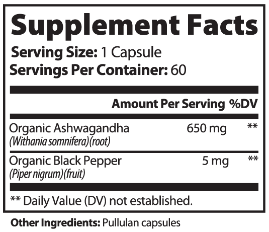 Decades Specialty Supplements Ashwagandha