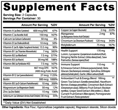 Decades Vitamins & Minerals Complete Multivitamin