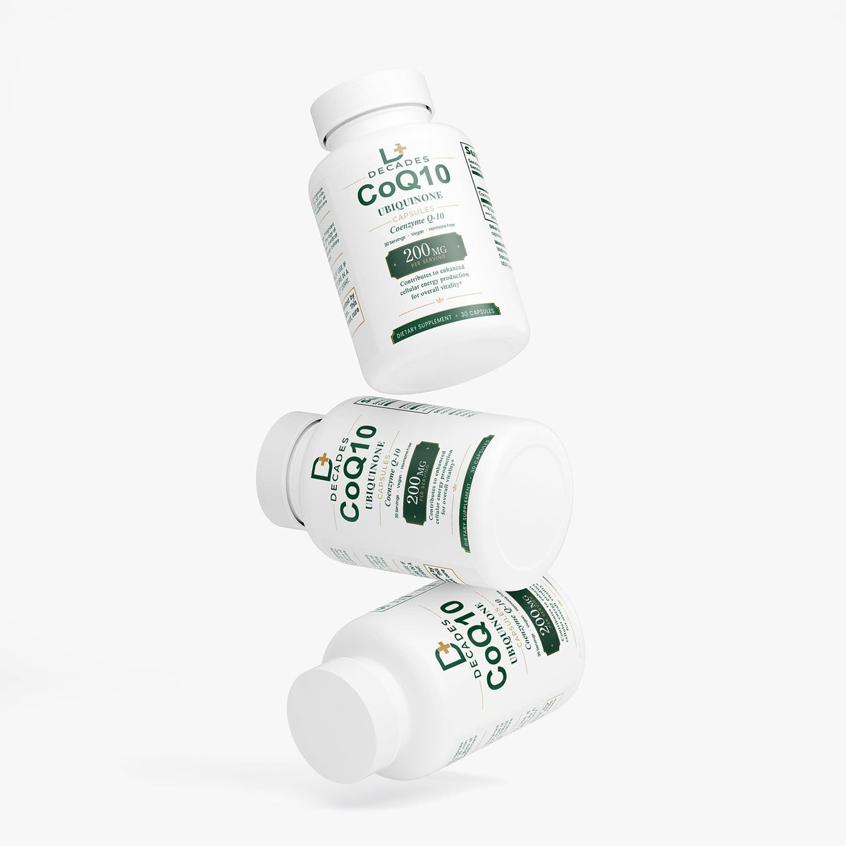 Decades CoQ10 Ubiquinone supplement bottle