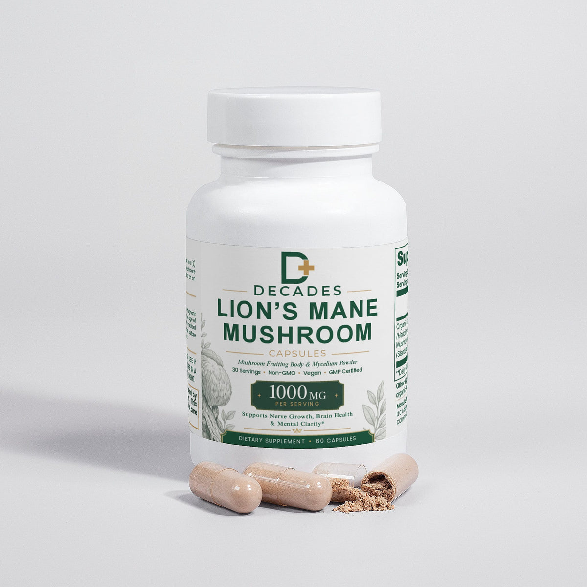 Decades Mushroom Products Lion's Mane Mushroom