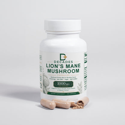 Decades Mushroom Products Lion's Mane Mushroom