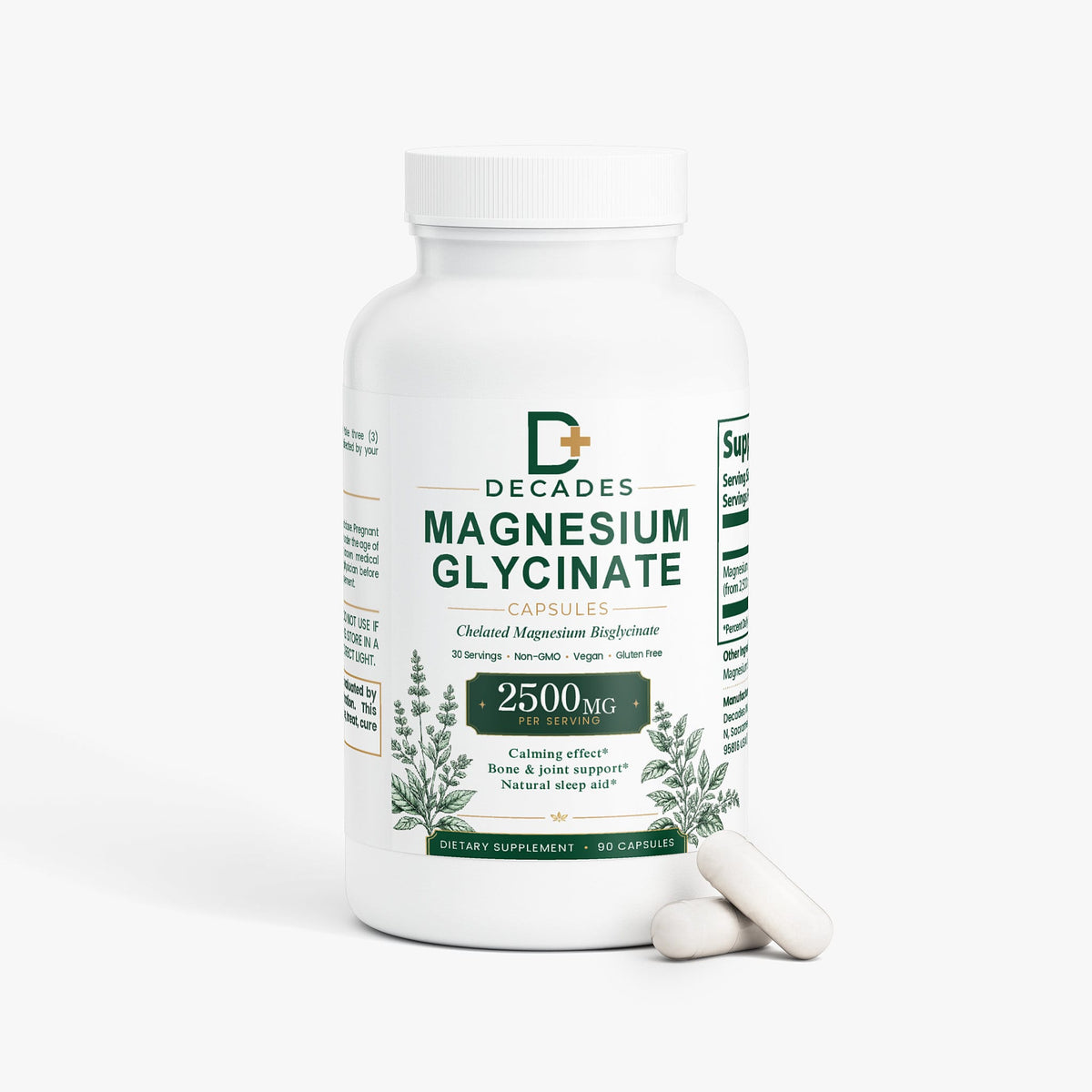 Decades Vitamins & Minerals Magnesium Glycinate