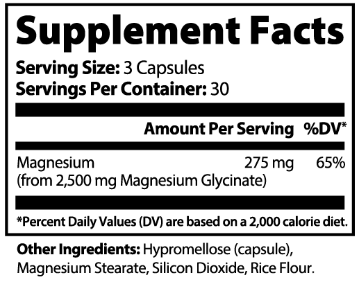 Decades Vitamins & Minerals Magnesium Glycinate