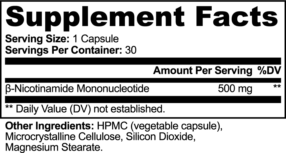 Decades Wellness Specialty Supplements NMN
