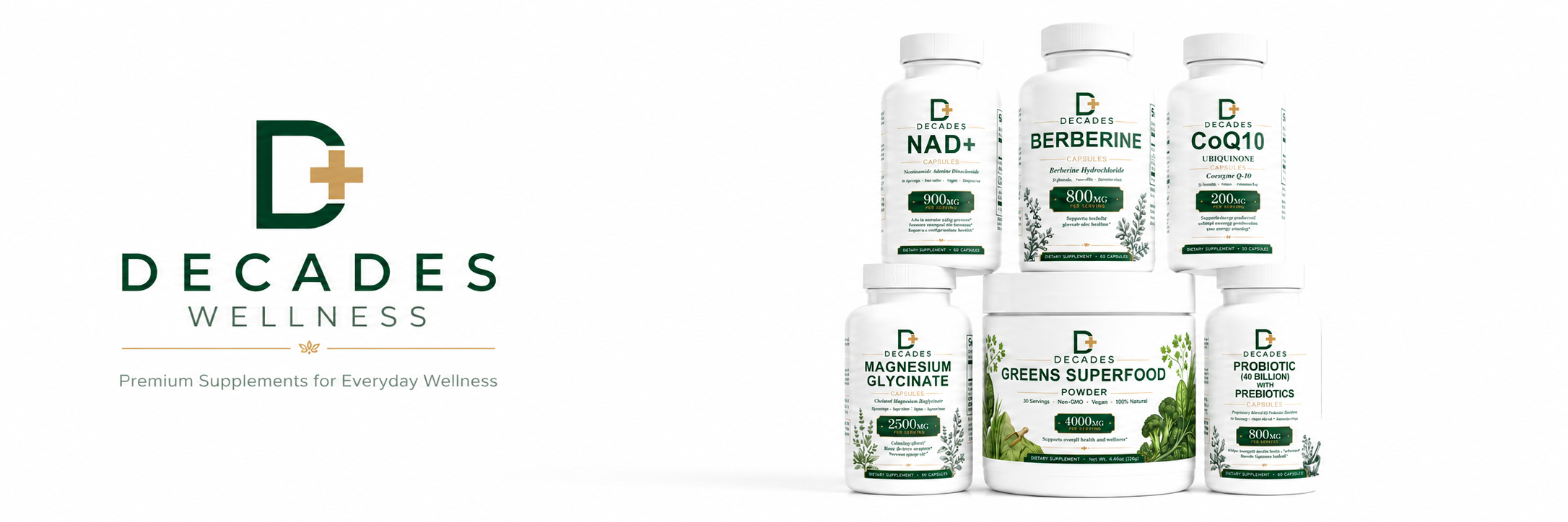 Decades Wellness — Premium Supplements for Everyday Wellness